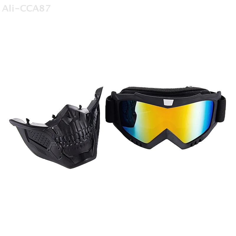 CS War Game 1Pcs Máscara tática, óculos de moto, Dirt Bike à prova de vento Caça Paintball Explosão segura