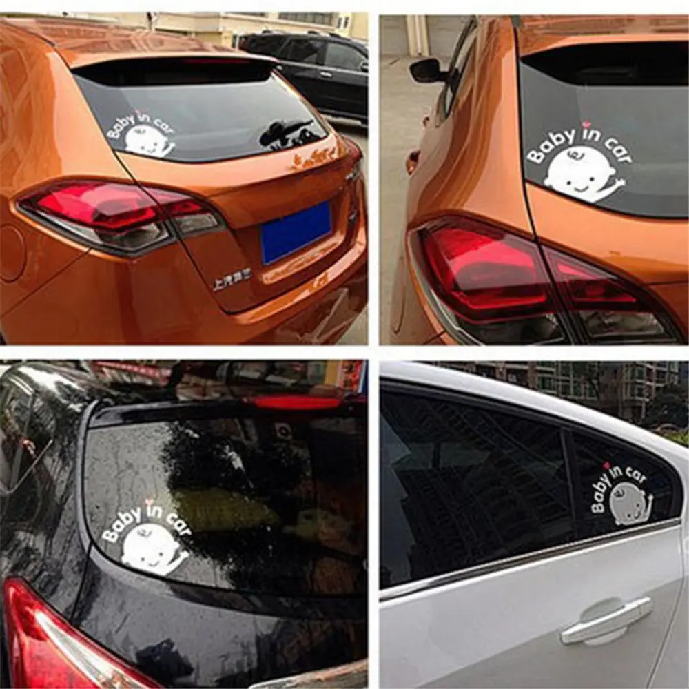 Creative New 3D Cartoon Window Auto Decal Waterproof  In Car Windshield Auto-styling Car Stickers