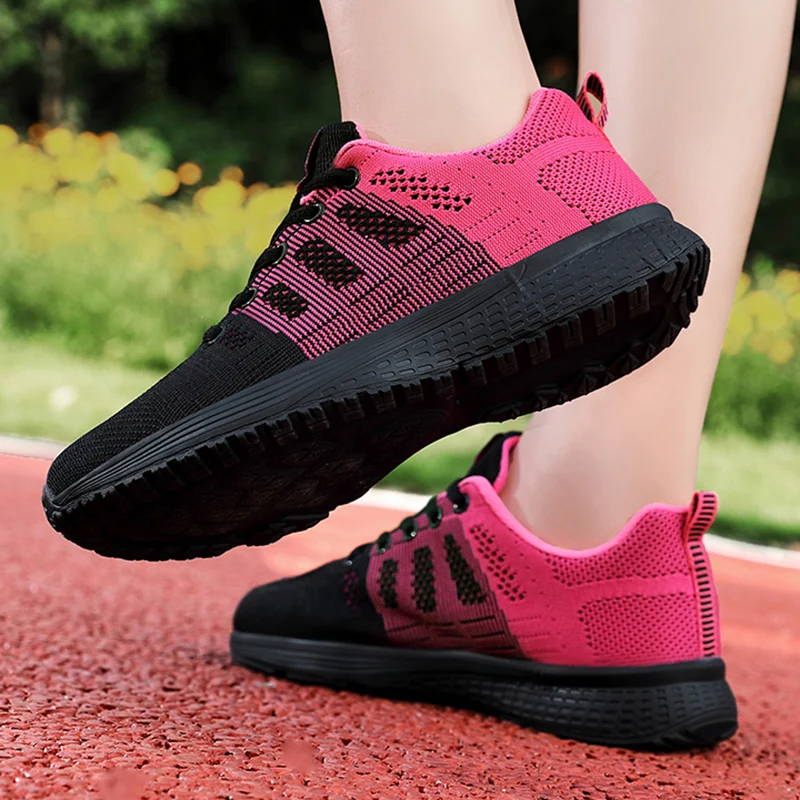 Women Sport Shoes Fashion Platform Sneakers Ladies Spring Summer Flats Running Shoes for Women Casual Shoes Mesh Jogging Tennis