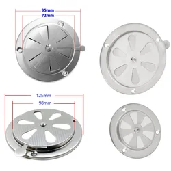 Adjustable Air Vent Grille Round Ducting Ventilation Grilles Cover BBQ Grill Smoker Exhaust Vent Stove