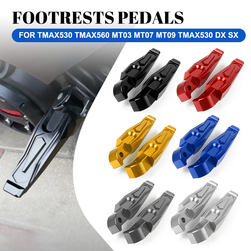 

Для Yamaha TMAX530 TMAX560 MT03 MT07 MT09 TMAX530 DX SX подножки для водителя мотоцикла педаль пассажирская складная подставка для ног аксессуары