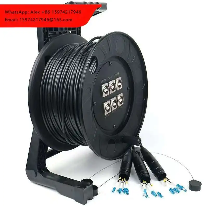 BF05DC CABLE REEL Fiber Optic Connectors 12 Cores Cable Reel Optical Fiber Cable Easy To Rolling And Release
