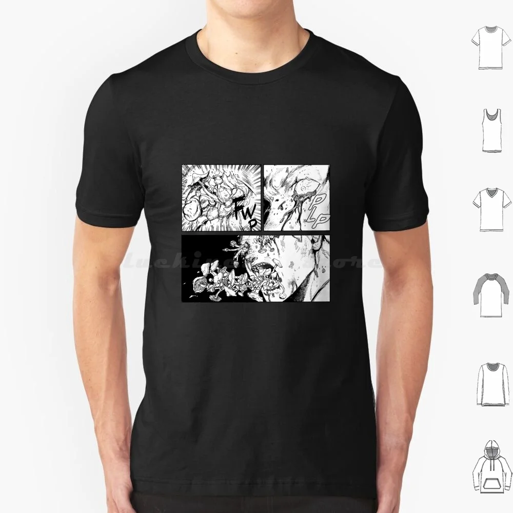 Dorohedoro Manga Scan T Shirt 6xl Cotton Cool Tee Dorohedoro Manga Anime Mushroom Visceral Horror