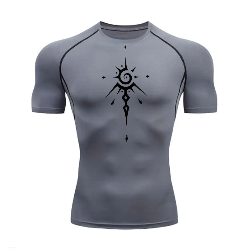 

Men's Running T-shirts Compression Shirts Bodybuilding Sports Tights Long Sleeves Exercise Workout Fitness