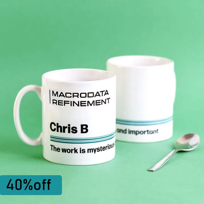 Severance TV Show Merch - Personalized Lumon Industries Mug - Macrodata Refinement Department Custom Coffee Cup