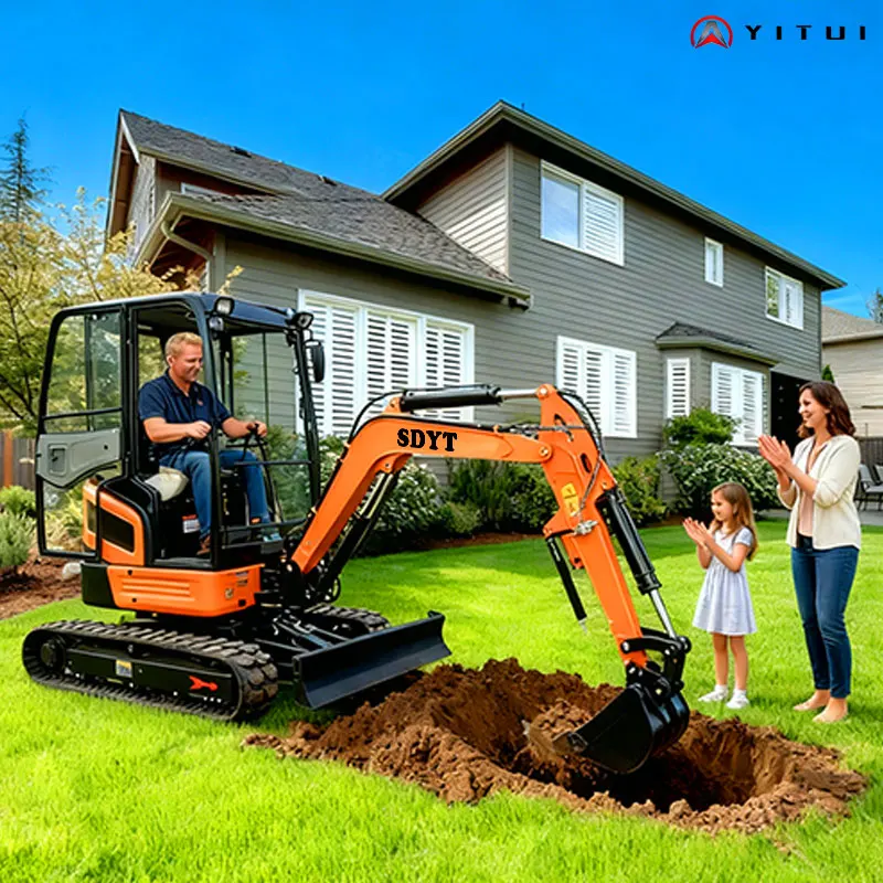 

Mini Excavator 2.6 Ton Customized Multi-Functional Digging Crushing Trenching Excavating Dredging Farm & Agriculture