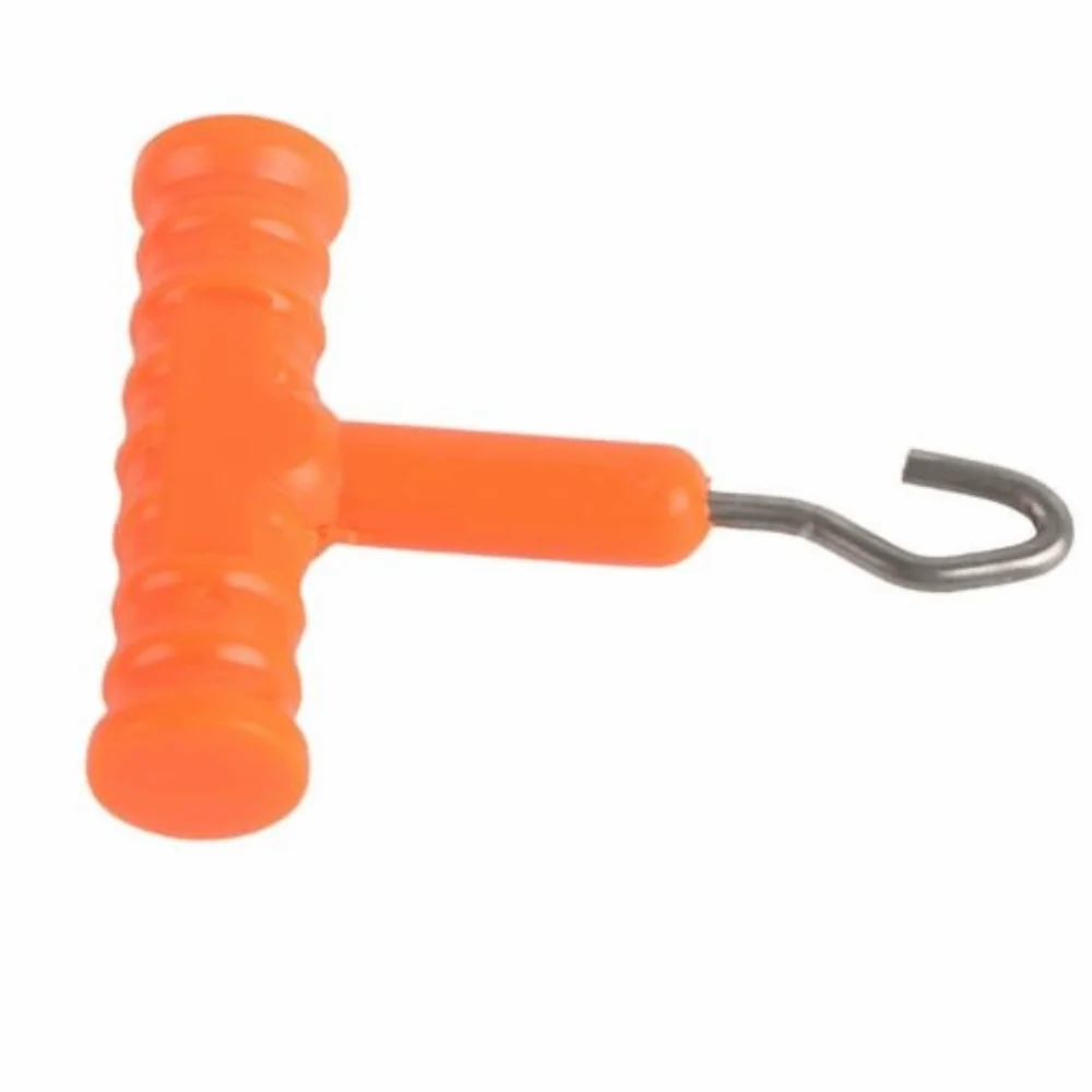10 Pcs ABS Fishing Baiting Rig Tool Stainless Steel T Shape Handle Fishing Knot Puller Rig Puller Knot Tools Barbel Fishing view 3
