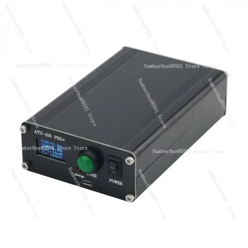 ATU-100 Pro + 1.8-55 Mhz Automatic Antenna Tuner 0.96 Inch with Housing Finished Rechargeable Edition