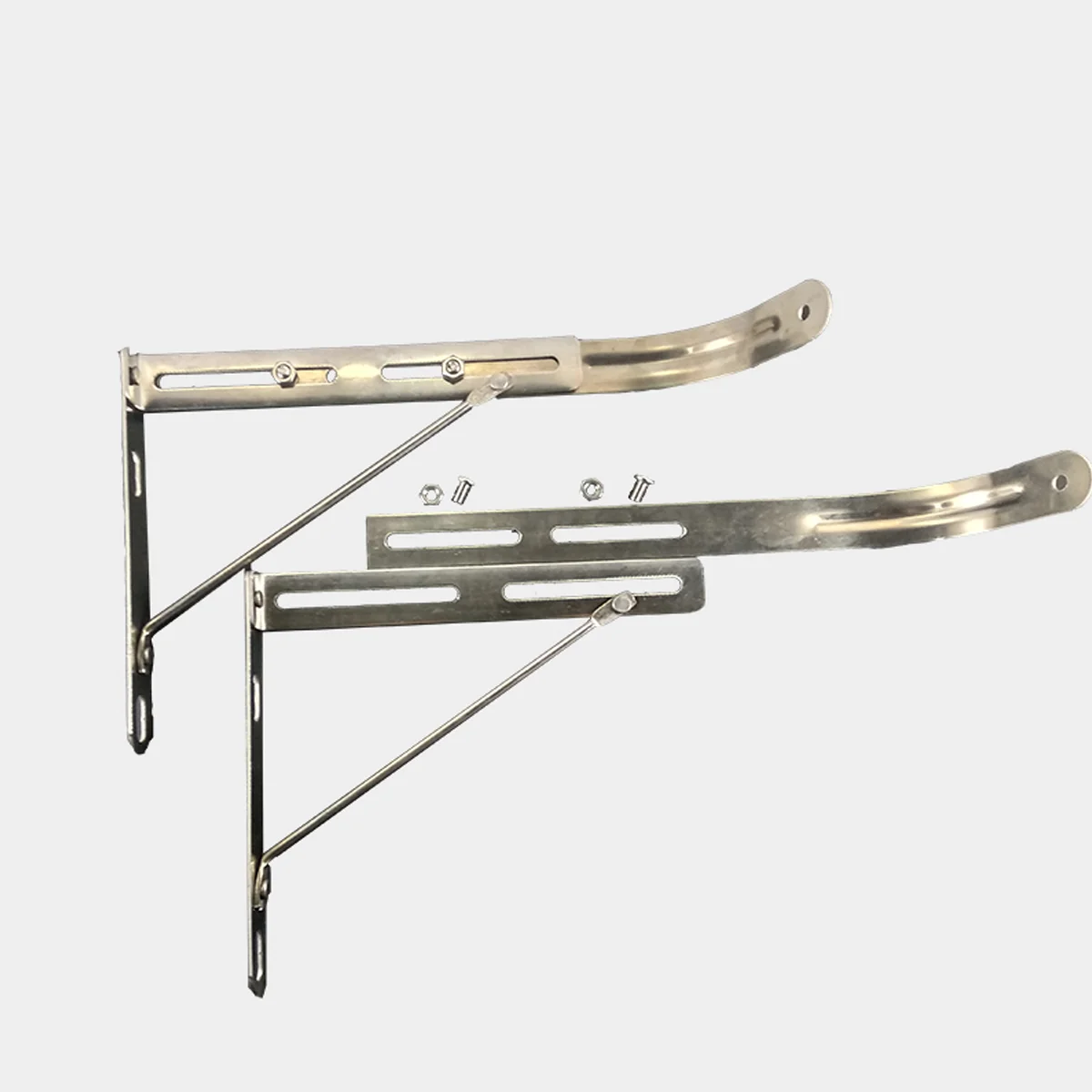 Silver Stainless Steel Sink Single Basin Bracket, Wall Mounted Sink Sink Mount Bracket Bracket