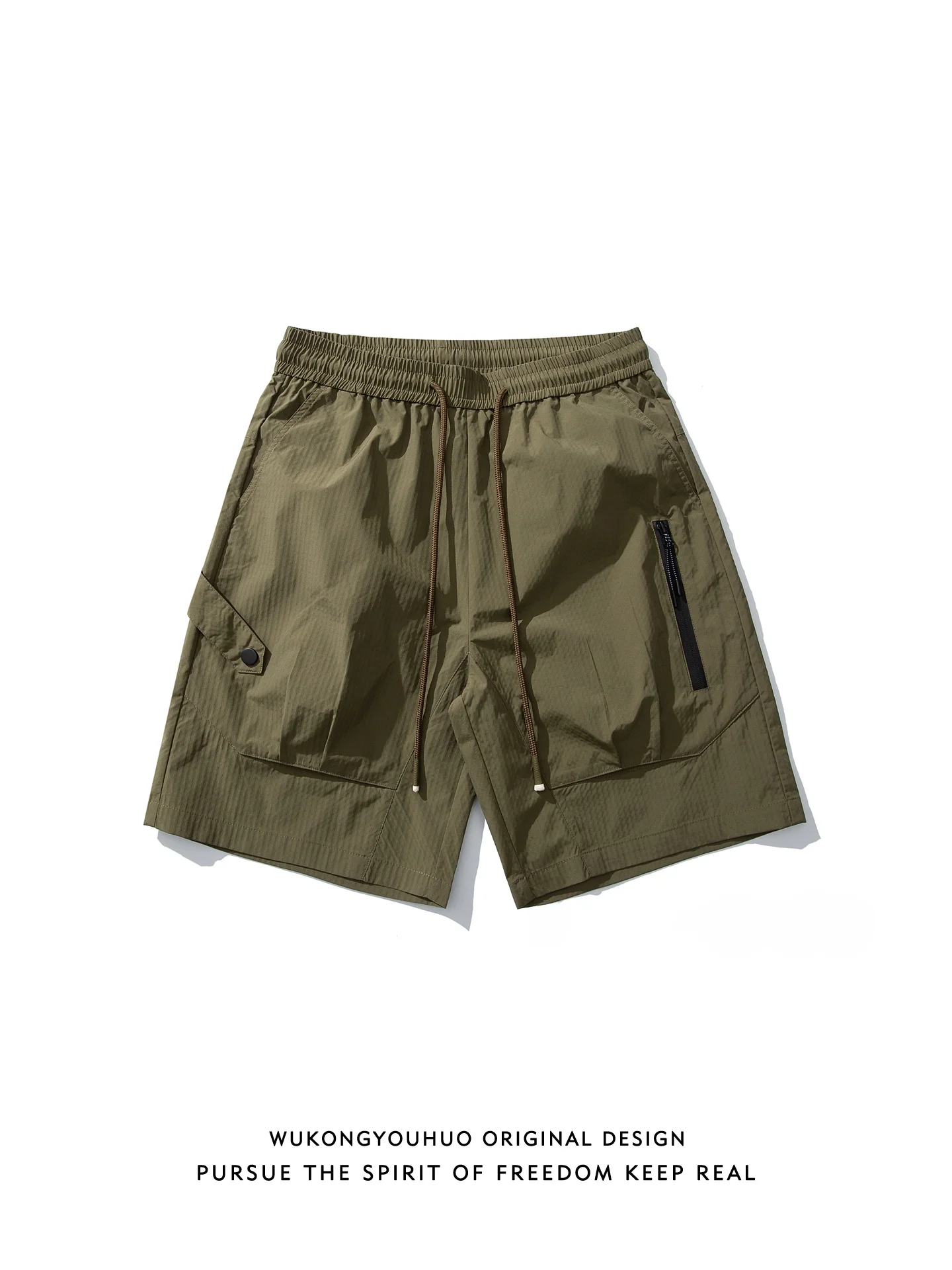 

Summer Casual Elastic Outdoor Men's orts Workwear Straight Leg mid Waist Comfortable Loose Fit Versatile Leisure orts