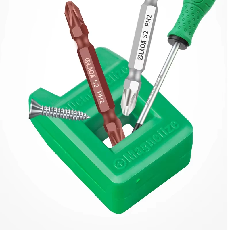 مجموعة مفكات براغي LAOA عالية الجودة مع وظيفة إزالة المغناطيسية والمغنطيسية، أدوات التقاط جهاز مغناطيسي قوي لمفكات البراغي #4