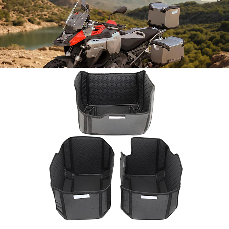 For BMW R1300GS ADV Rear Luggage Top Box Side Case Inner Container Bag Cover Saddlebag R1300 GS Adventure R1300GSA 2024 2025