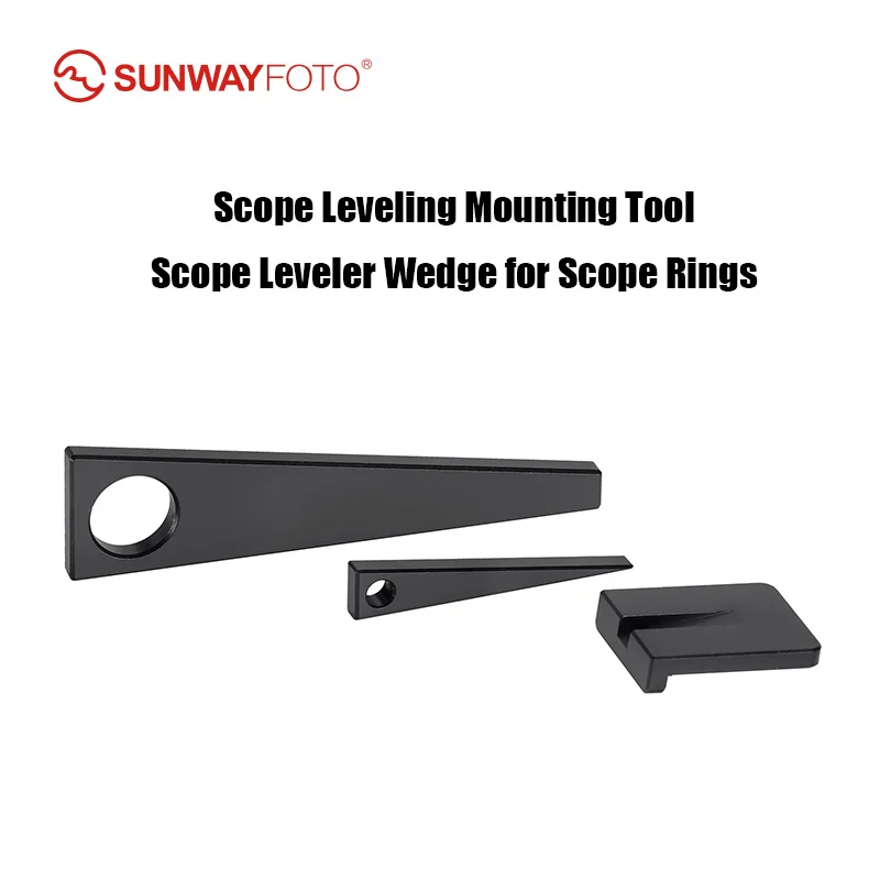 SUNWAYFOTO SL-01 Scope Leveling Mounting Tool, Scope Leveler Wedge for Scope Rings