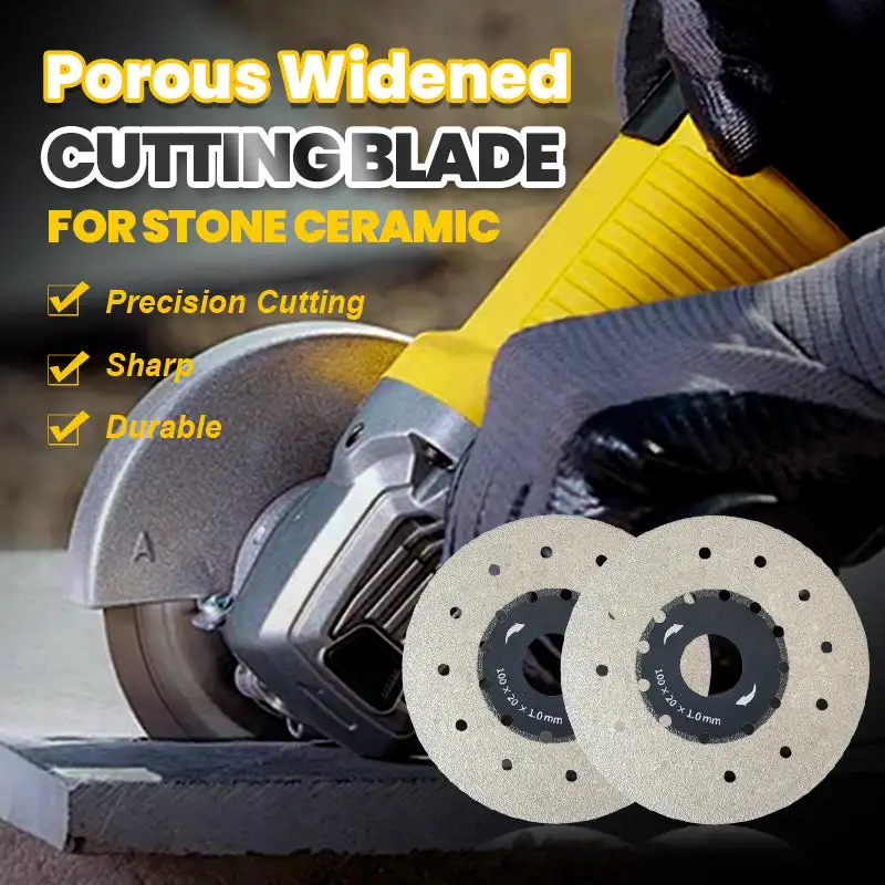 1Pc 4-Inch Cutting Blade For Stone Ceramic Porous Widened Rock Slabs Cutting Disc 100mm Slate Flat Grinding Cutting Blade