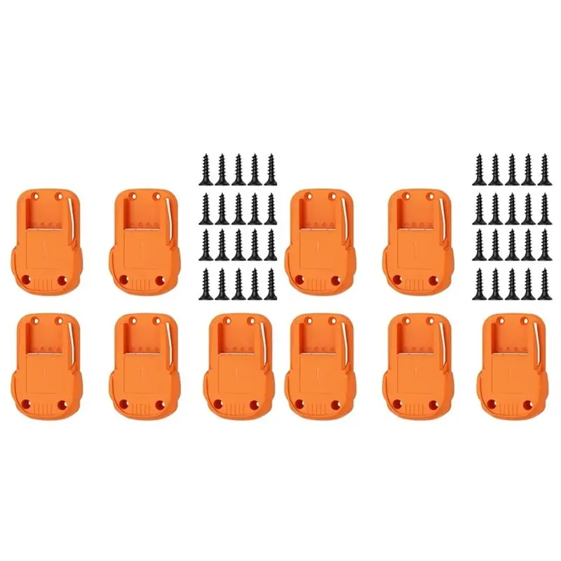 AAAN-For Ridgid AEG 18V Electric Tool Wall Mount Holder Battery Storage Bracket, Power Mount Fixing, And Drill Slots Stand