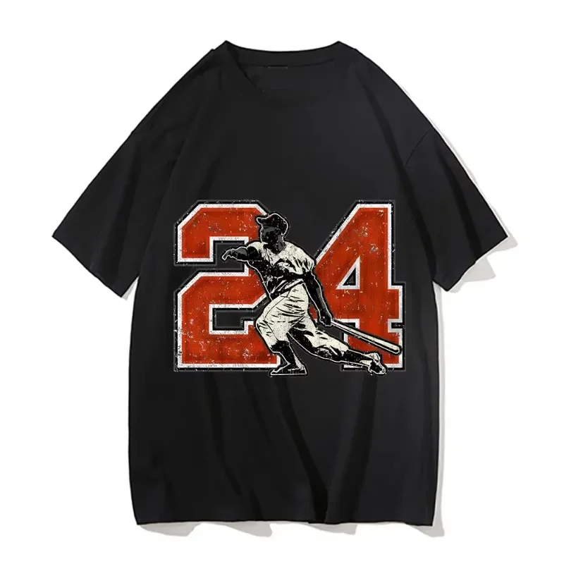 Willie Mays T-shirt Shirts Graphic Tees Plain Blanks Women Tall T Shirts Short Sleeve Custom T Shirt Oversized Unisex Clothing