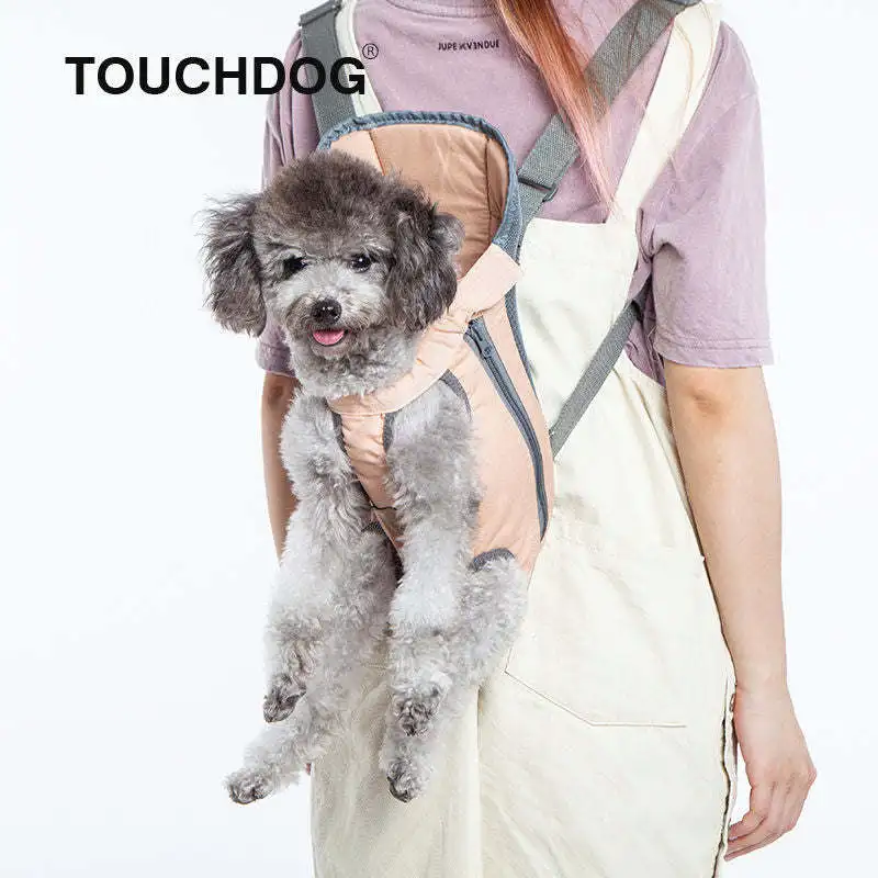 

Backpack Dog Carrier Touchdog Fashion Designer 'Wiggle-Sack' Front