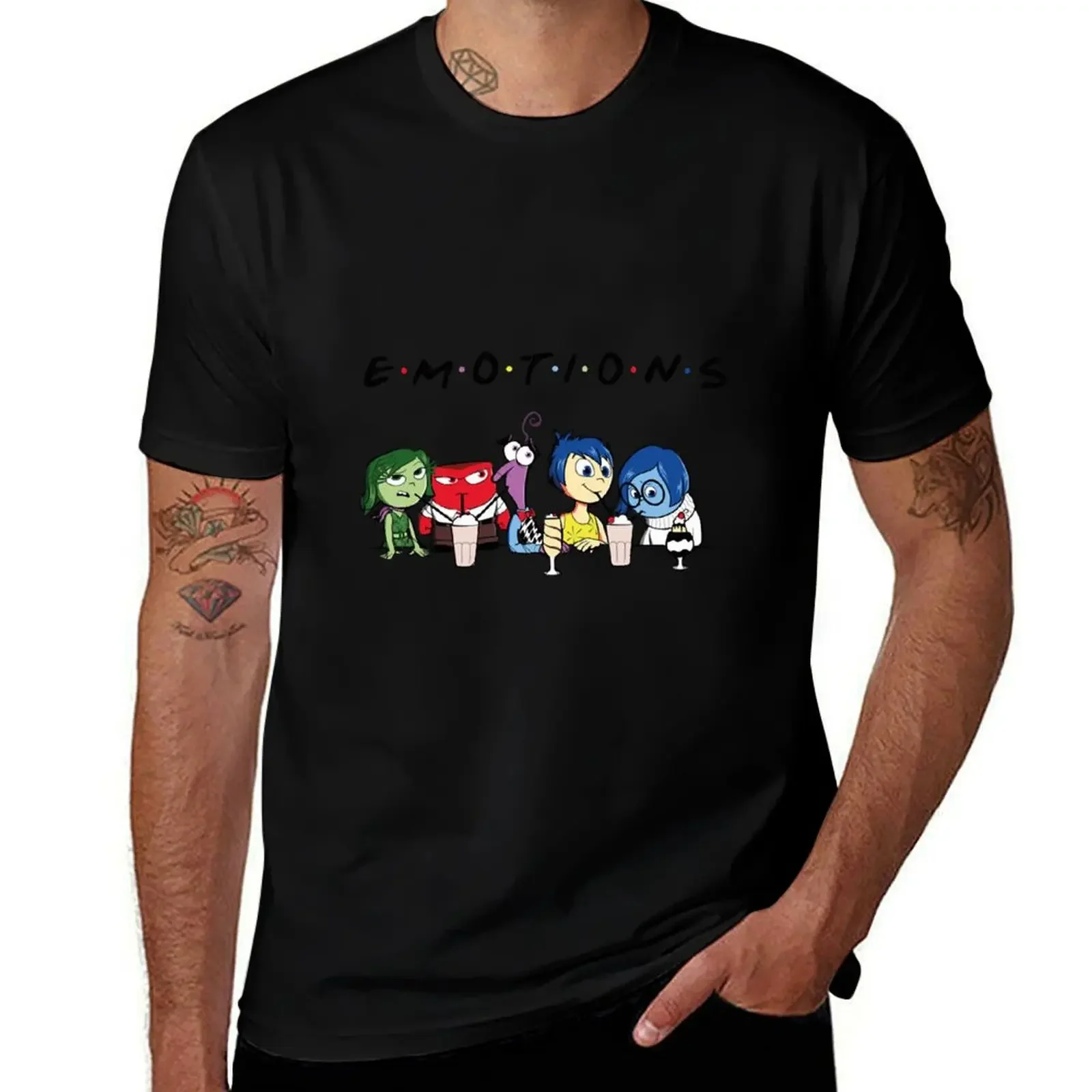 E·M·O·T·I·O·N·S T-Shirt graphics oversize t-shirts man tops mens t shirts casual stylish