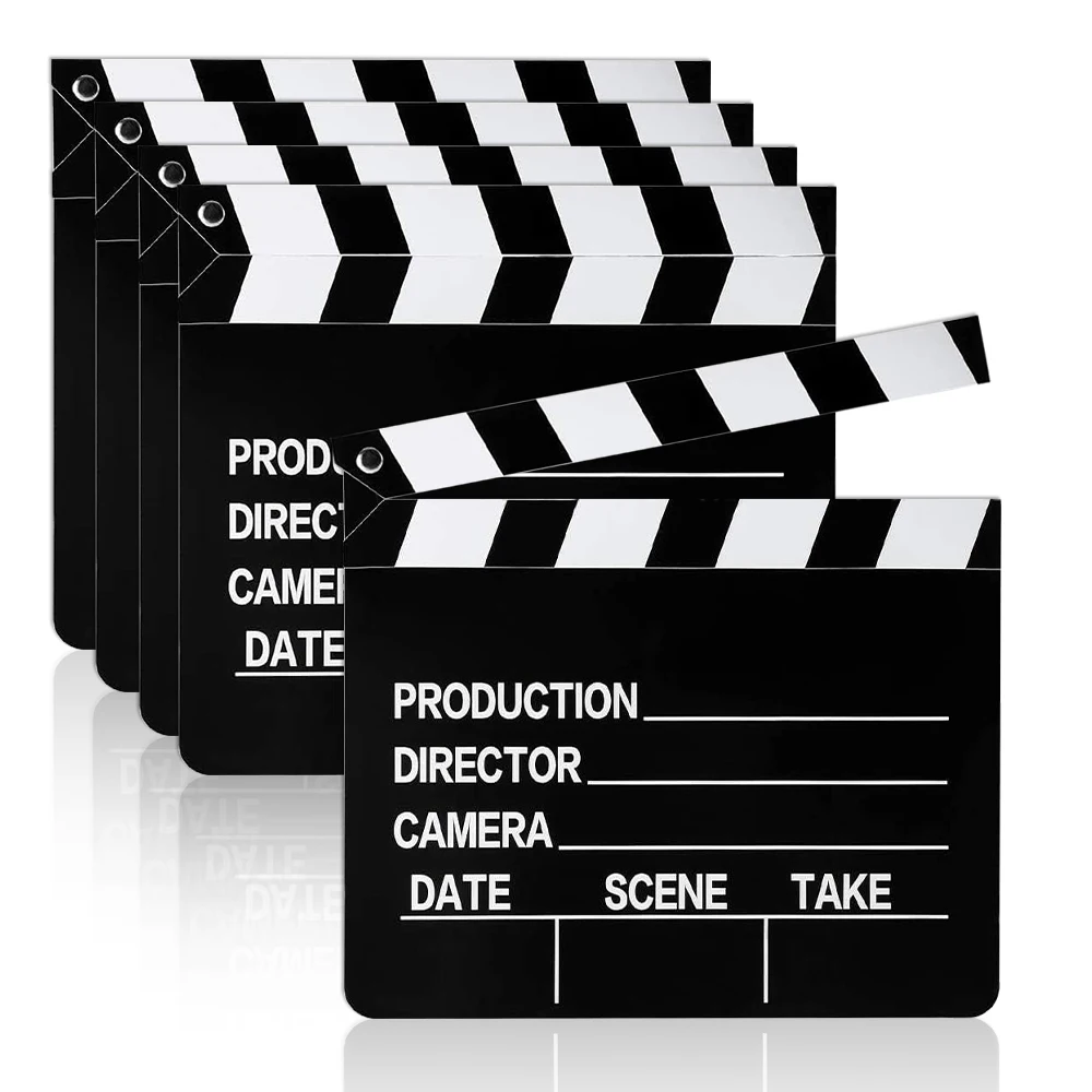 Party holiday party movie clapboard movie card clapperboard movie party props game party