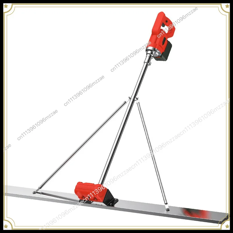 Electric Concrete Scraping Ruler Stainless Steel Widened and Thickened Ruler Grader Large Capacity Lithium Electric Vibration