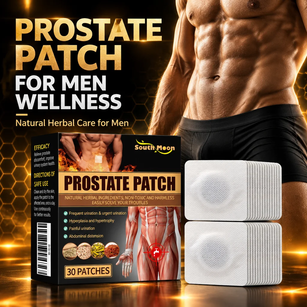 Herbal Men Prostate Patches Relieve Body Discomforts Enhance Male Wellness Skin-Friendly Body Patch For Daily Male Health Care