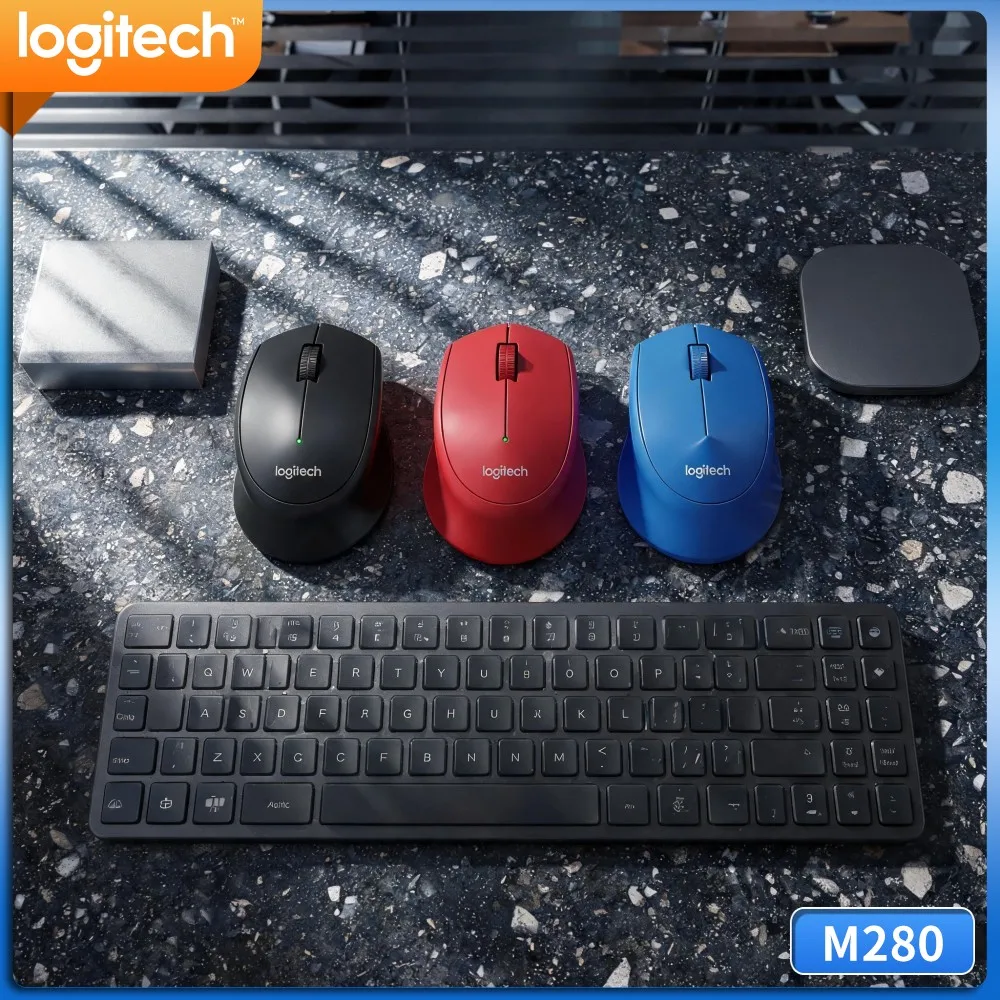 Low Power Wireless Mouse M280 Smooth Tracking 2.4G For Laptop Desktop Home Office Common Daily Computer Usage
