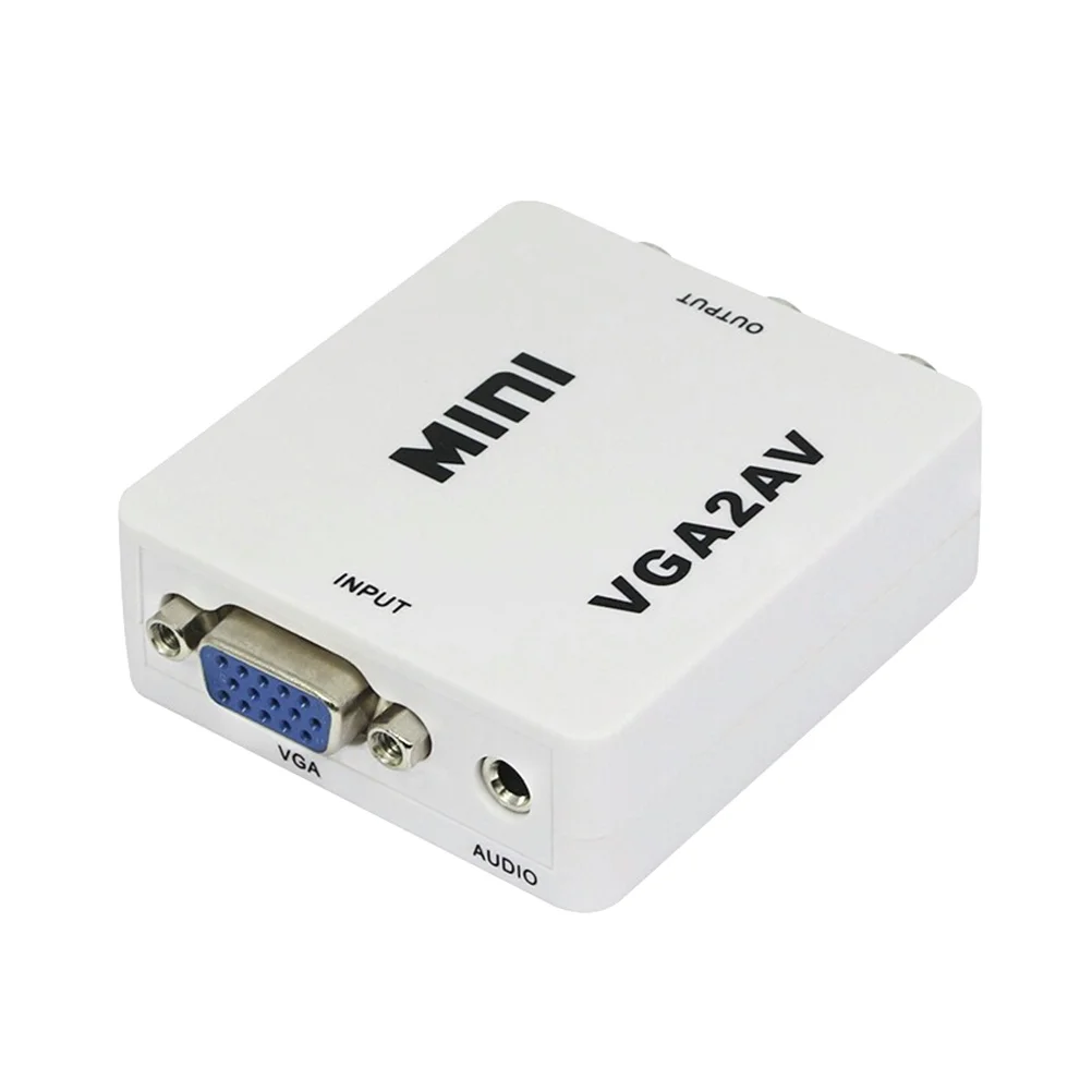 

Vga to Av Rca Converter 1080P Mini Pc to Adapter with High Resolution Presentation and Lecturing Room