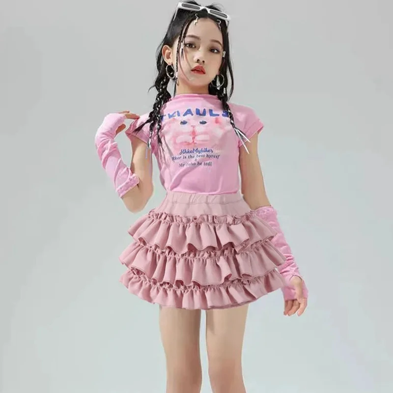 2-13 Years Toddler Kids Layered Skirts for Girls High Waist Short Skirt Children Cake Mini Shirt 4 5 6 7 8 9 4 10