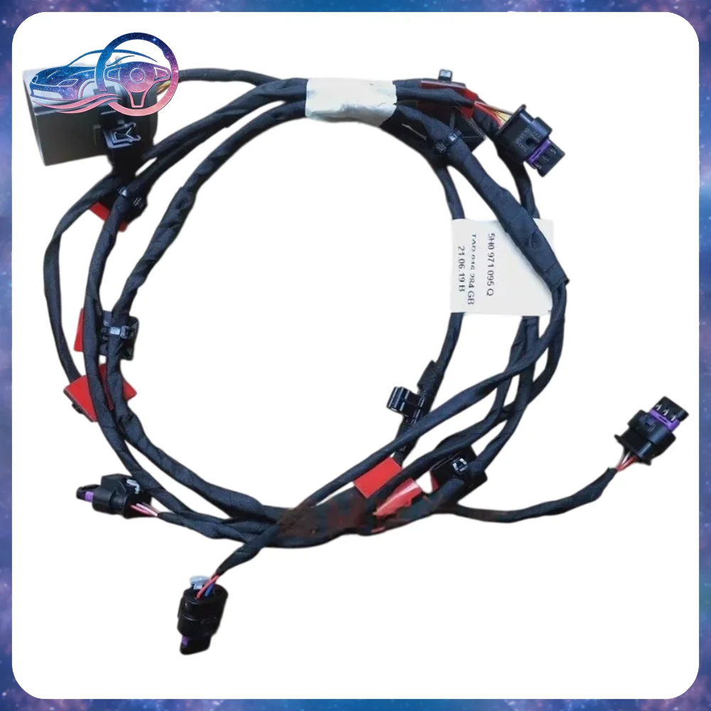 フロントバンパー-pdc-センサー配線ハーネス-フォルクスワーゲン-vw-ゴルフ-viii-mk8-2021-2022-2023-2024-2025-レーダープローブケーブル-5h0971095q