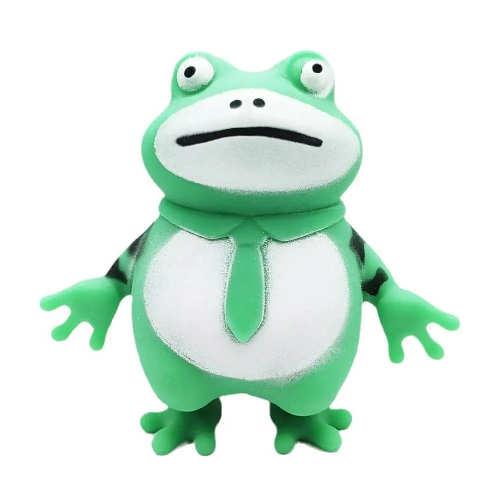 Squeeze Frog Toy Animal Figure Toys Squeeze Toys Toad Toy For Kids Soft Sand Frog Toys Lovely Animal Fidget Toys Squeeze To E3H0