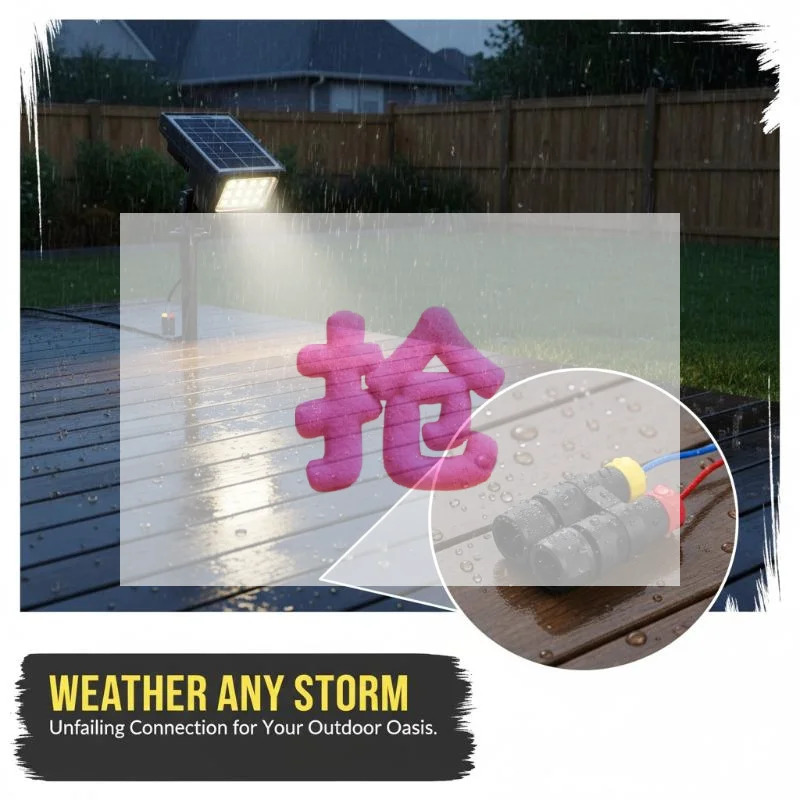 Waterproof Connector Twisted Low-voltage Wire Connector DC12/24V Landscape Lighting Easy Puncture Branch Connector