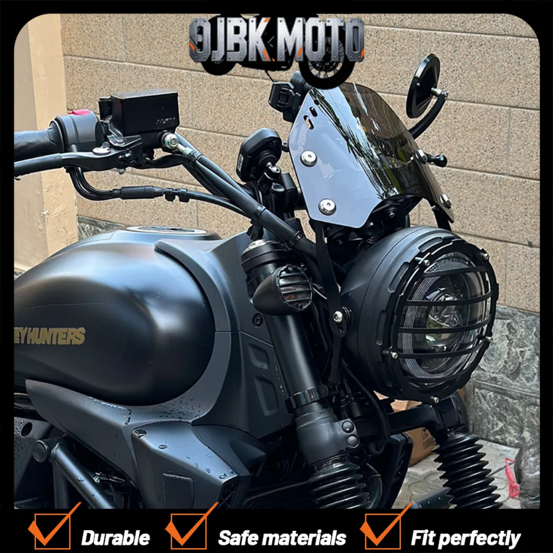 

【Perfect fit】For Haojue TR300 front windshield rain shield chest protector motorcycle accessories