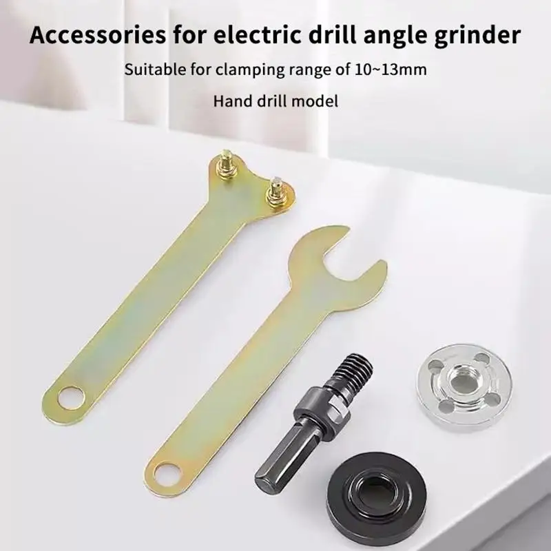 5 Pcs Electric Drill Angle Grinder Connecting Rod Set High Strength For Grinding Cutting Rust Removal Home DIY Repair Tasks