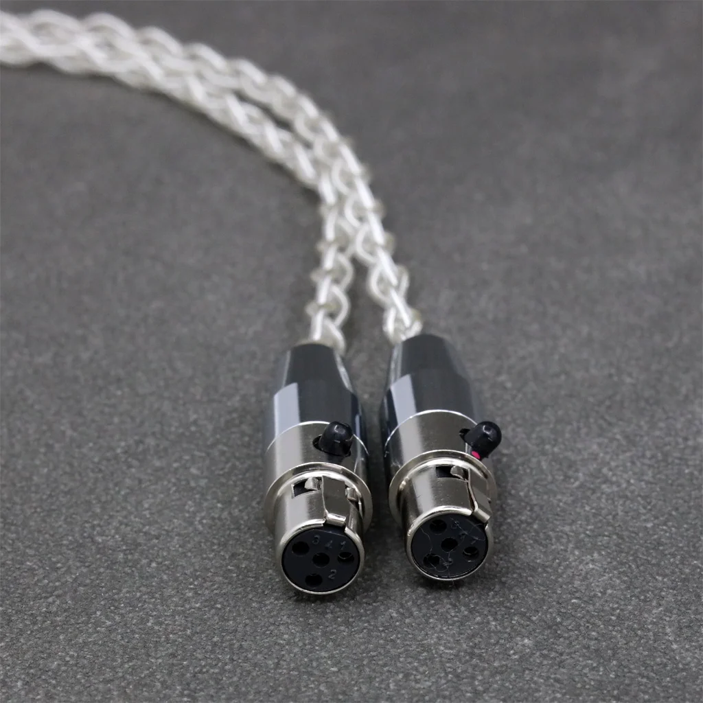 8 Core 99% 7n Pure Silver Palladium Earphone Cable For Audeze LCD-3 LCD-2 LCD-X LCD-XC LCD-4z LCD-MX4 Headphone LN008386