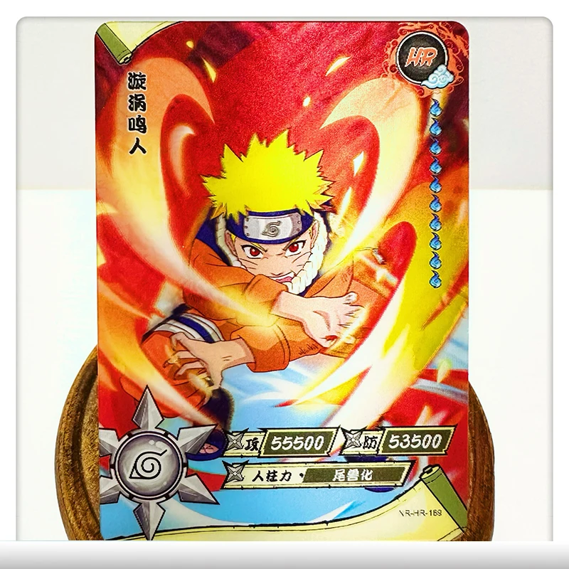 KAYOU NARUTO HR Card Anime Ootutuki Kaguya Jiraiya Uchiha Madara Uchiha Obito New Game Collection Children\'s Toys Birthday Gifts