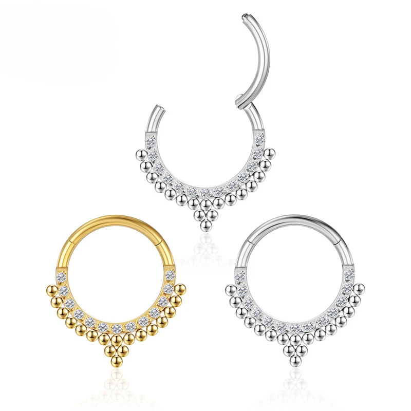 G23 Titanium Piercing Nose Rin - Body Jewels 评论和价格
