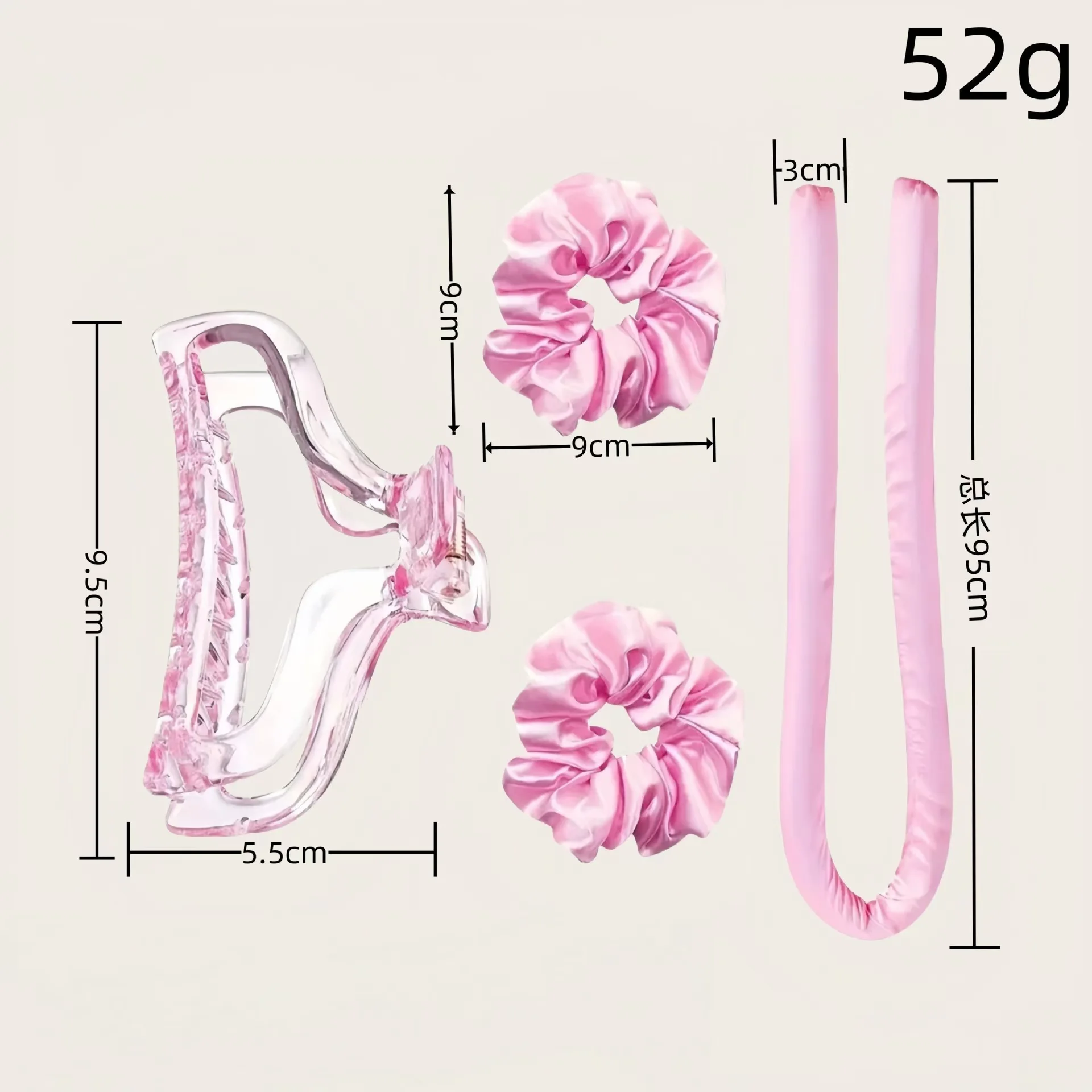 Heatless Curling Rod Night Cap No Heat Ribbon Lazy Hair Curlers Headband Hair Rollers Sleeping Soft Headband Hair Styling Tools