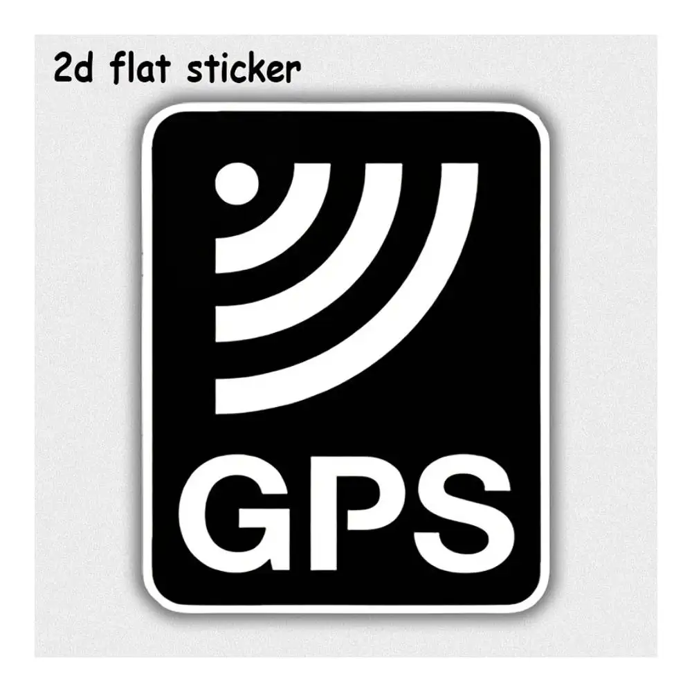 GPS Navigation System Logo Sticker For Cars, Laptops, Windows, Doors, Fridges, Water Bottles
