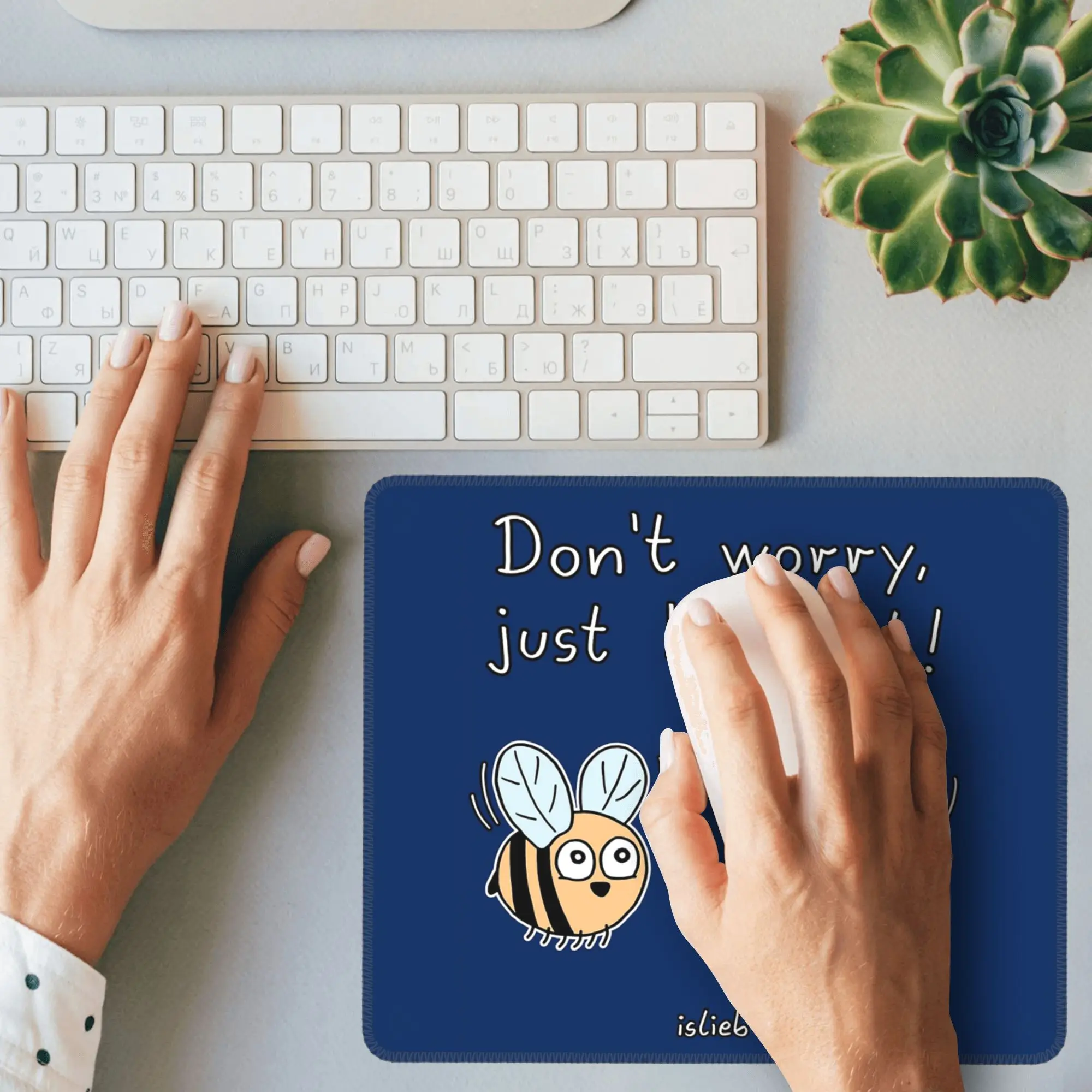 لا تقلق، فقط همل! لوحة الماوس لوحة المفاتيح الكمبيوتر الماوس حصيرة الألعاب الكمبيوتر المحمول مكتب حصيرة مكتب الملحقات الجدول الحصير