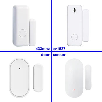 TAIBOAN Kablosuz 433 mhz Pencere Kapı Sensörü Ev Güvenlik Sistemi Paneli Algılama Kapı Açık Alarm Aksesuarları Anti Hırsızlık EV1527