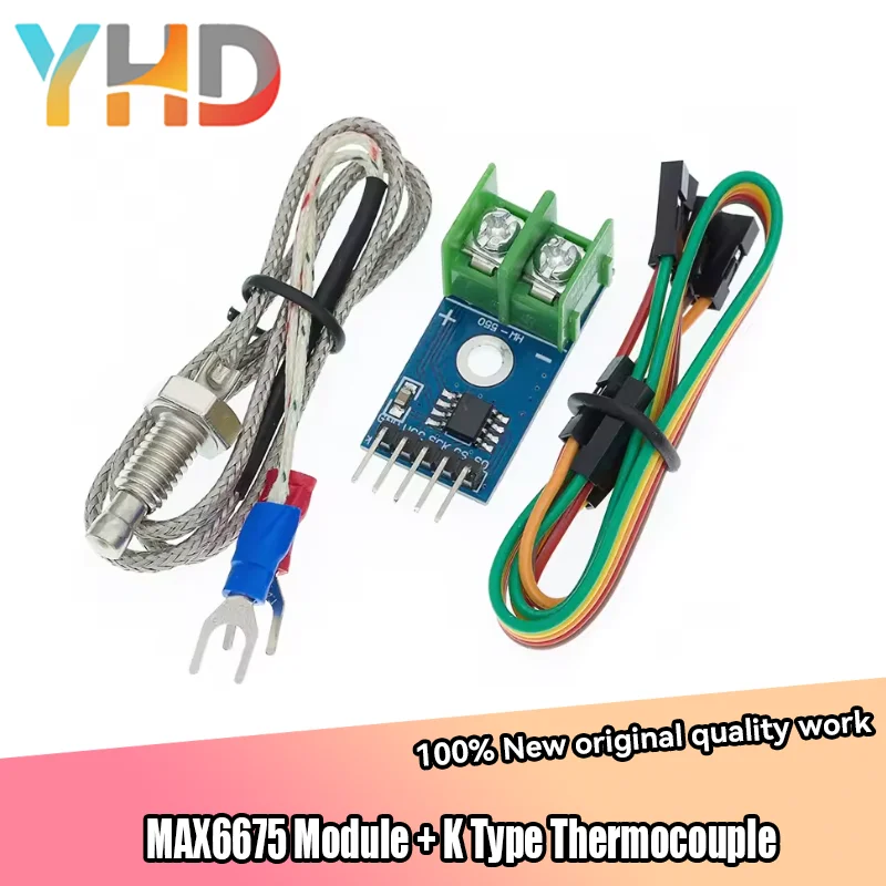 MAX6675 Module + K Type Thermocouple Thermocouple Senso Temperature Degrees Module