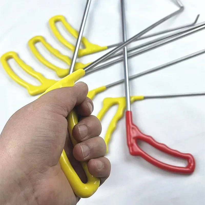 

Инструменты для ремонта вмятин автомобиля, набор из 7 предметов, маленькие крючки, запчасти для ремонта ямы, верхний крючок для вмятин, без дефектов, краска