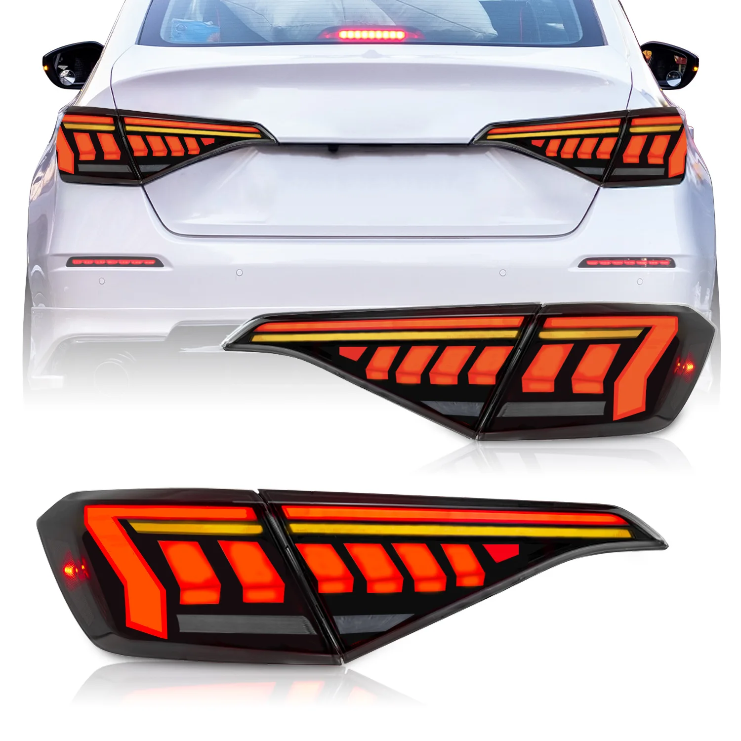 LED taillights for Honda Civic 11th  2021-2023 Daytime running lights