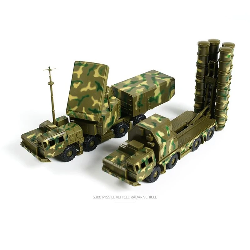 1/72 Modern Military Model Toy S-300 Ballistic Missile System SA-10 Missile Launch Vehicle Tank Truck Car Assemble Puzzle Toys