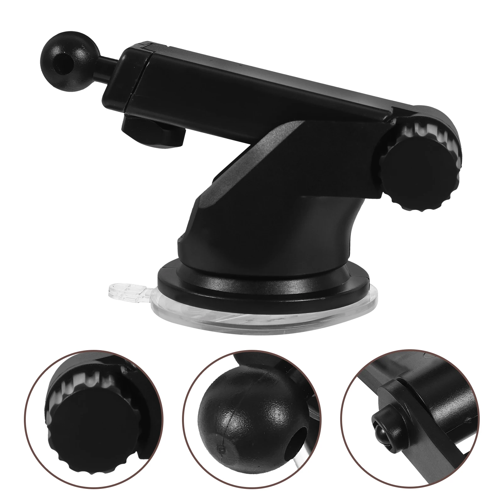 

Car Phone Holder 17mm Suction Cup Dash Cam Mount Rotatable GPS Stand Vehicle Tripod Accessories Plastic Base Car Electronic