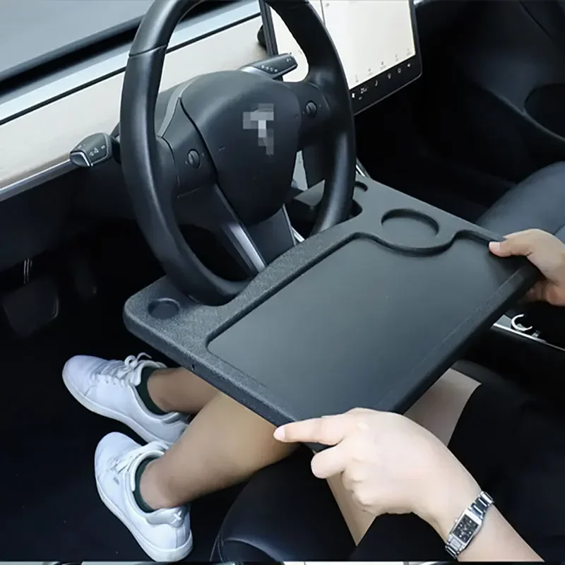 Portable Car Laptop Computer Desk Mount Stand Eat Work Car Steering Wheel Dining Table Bracket Drink Food Coffee Tray Board
