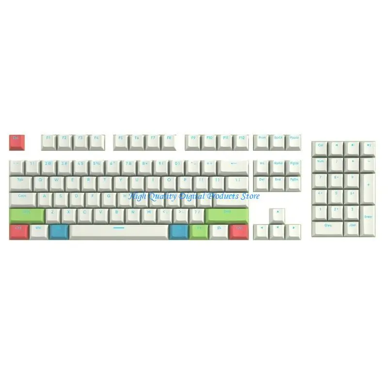 

U2JE Thick PBT Keycap Set Double Shot DyeSub Backlit Keycaps CherryProfile Mechanical Keyboard Keycap Double Shot Durable