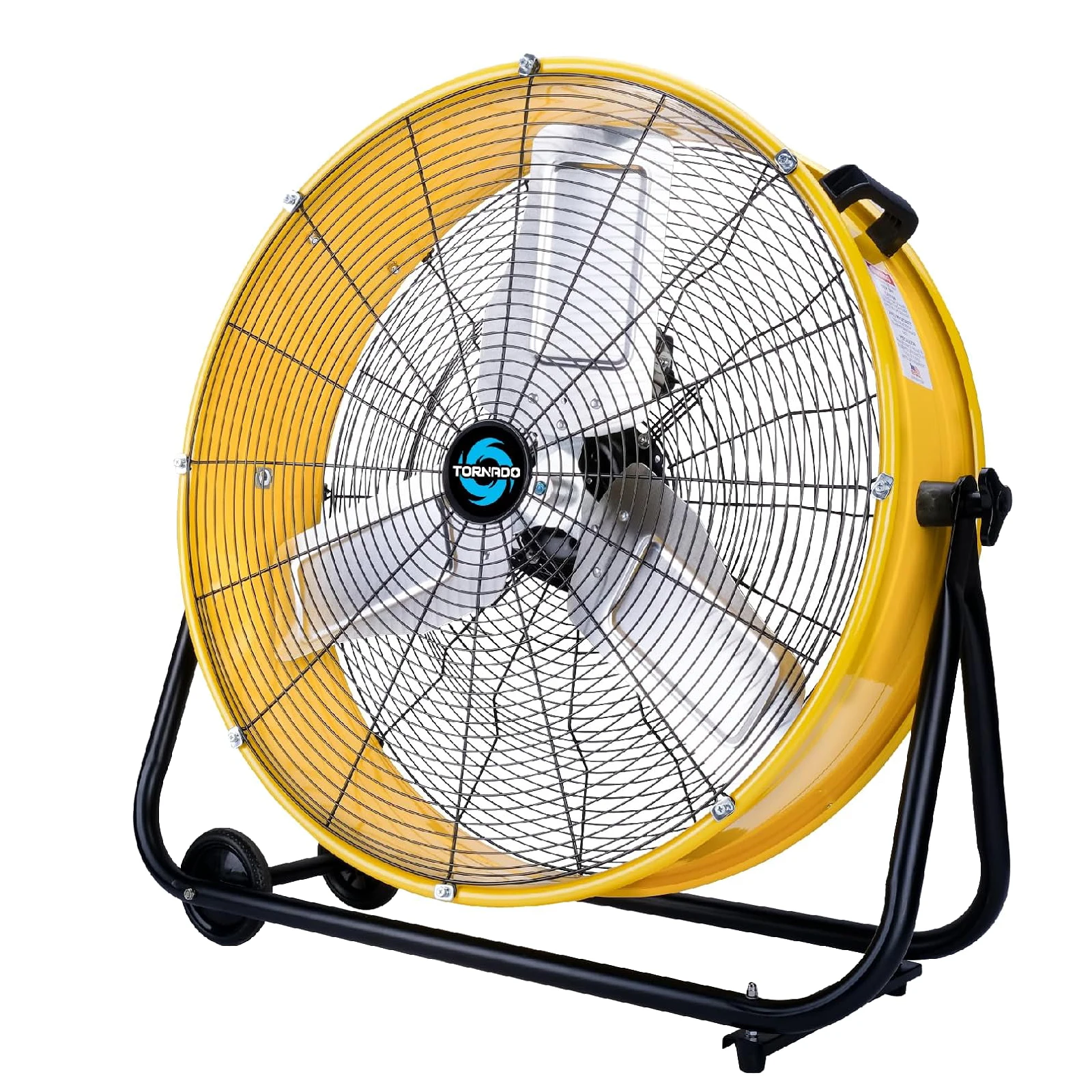 

24" Industrial High Velocity Drum Fan,Heavy Duty Floor Fan with 3 Speeds, Heavy-Duty Steel Construction for Warehouse,Workshop