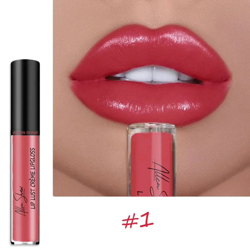 12 Colors Lip Gloss Women Lipstick Creme Waterproof Long Lasting Moist Lip Gloss Colorful Lipgloss Women Makeup maquiagem
