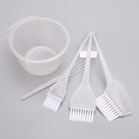 5Pcs/Set Hairdressing Professional Hair Dyeing Kit Hair Coloring Bleaching Hair Color Dye Bowl Applicator Tools Durable